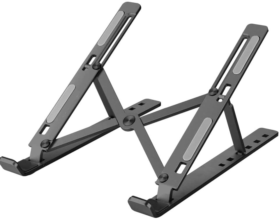 Foldable Adjustable Height Laptop Stand and Tablet Standfor All Laptops and Tablets
